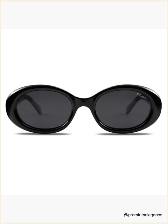 Retro Oval Polarized Sunglasses 90s Vintage UV400 Protection Tiny main image 5